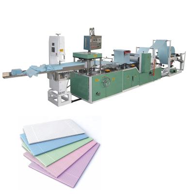 China Paper Industry Medical Dental Bibs Napkin Paper Folding Machine Price for sale