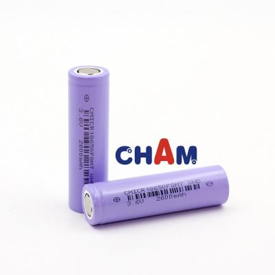 China High Quality Toys CHAM Durable Using Various Rechargeable 2600mAh Li Po Battery Per 18650 3.6V Battery for sale