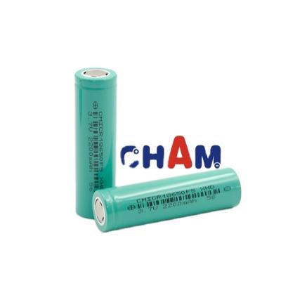 China Power Tools CHAM BRI CE 3.7V Lithium Ion Battery 2200mAh Li-ion Battery 18650 Batteries For Solar Street Light for sale