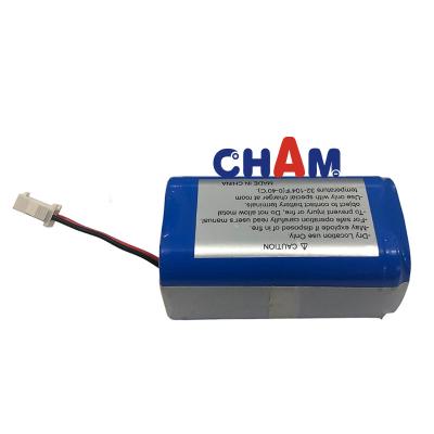 China CHAM OEM 4SIP 18650 lithium battery pack for robotic vacuum cleaner rechargeable battery with BMS 37.8*37.8*71.5mm for sale