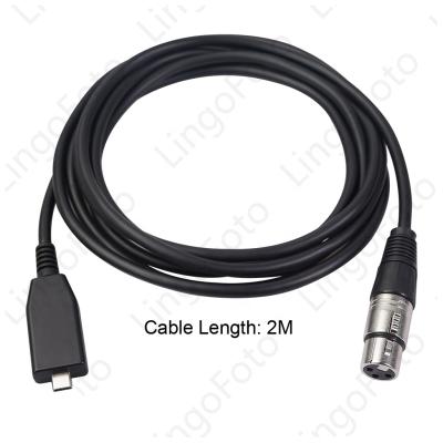 China Microphone TYPE-C Male To XLR Microphone Female Converter Mic Studio Adapter Audio Link Cable UC9697 UC9698 for sale