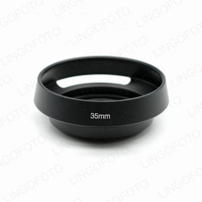 China 35/37/46/49/55/58/62/67/72/82mm vented curved metal camera lens hood for DSLR camera LC4199 for sale