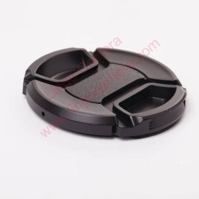 China Universal 49mm 52mm Center 55mm Pinch Detachable Front Lens Cap For Canon Nikon Camera Lens for sale