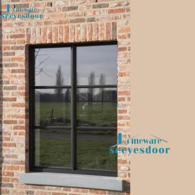 China Seeyesdoor Magnetic Screen Fabricated Windows Double Glazed Window Fixed Glass Hurricane Impact For Home Villa for sale