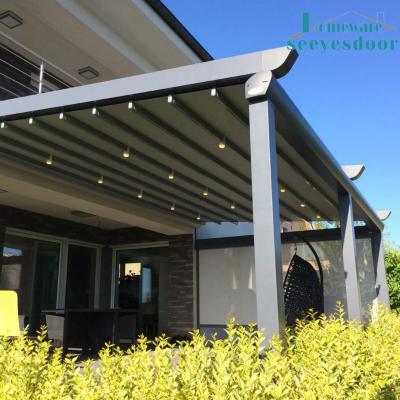 China Sun Protection Seeyesdoor Black Friday Pergola Aluminum Modern Outdoor Home High Quality Pergola for sale