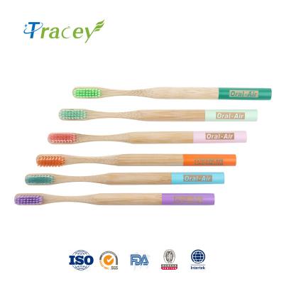 China Logo Battery Operated Custom Wholesale Hotel Eco Friendly Natural Bamboo Toothbrush for sale