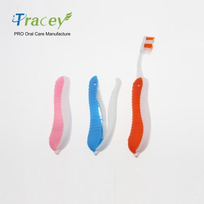 China Mini Foldable Disposable Pocket Travel Battery Operated Toothbrush for sale