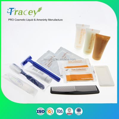 China Hotel travel hotel amenity, disposable amenities, cheap toliet kit hotel shampoo and soap for sale