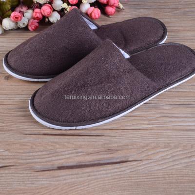 China High Quality Disposable Professional Cheap Hotel Cotton Terry Towel Slippers Colorful Bath Slipper Slippers for sale