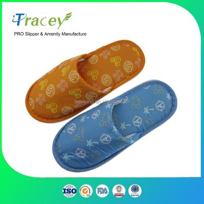 China Disposable Slippers Kids Disney Cartoon Hotel Factory High Quality Custom Slippers For Hotel for sale