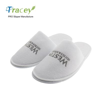 China Towel Anti-slippery Fabric Superior Slippers For Comfortable Hotel for sale