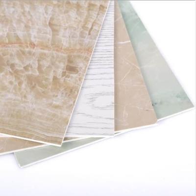 China Factory Supply Modern Direct UV Marble Wall Panel Whole House Customized Slab PVC Marble Sheet for sale