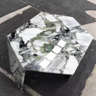 Κίνα Modern Green Marble Slab With Custom Luxury Family Decoration προς πώληση