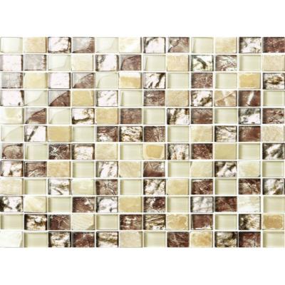 China Parquet 300x300mm Crystal Glass Mosaic Slabs à venda