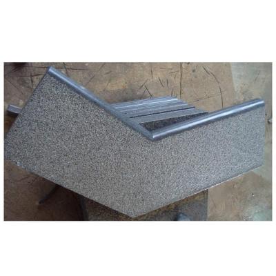 China Dark Gray Natural Stone Flooring Pool Coping Stones Granite Tiles Pool Cover G654 en venta