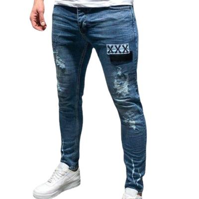 China Polyester/cotton 2021 new men's jeans factory supply men's jeans pants skinny jeans for sale for sale