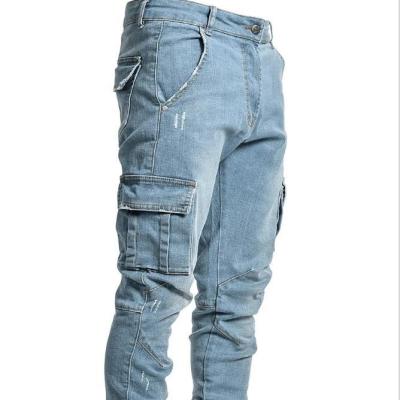 China Hot Selling Polyester/Cotton Skinny Jeans Fashion Mens Jeans Pants Popular Mens 2021 Jeans for sale