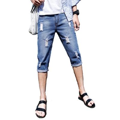 China Color Fade Proof Beautiful Performance Casual Regular Fit Short Jeans For Men for sale