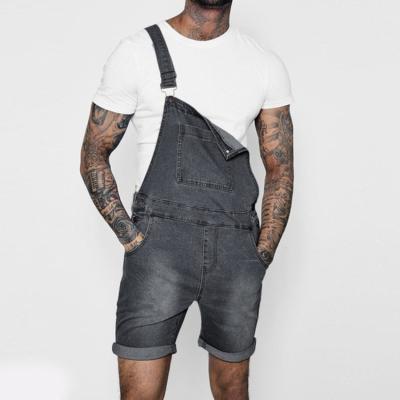 China New Fashion Men's QUICK DRY Suspender Ring Edge Denim Casual Loose Straight Men's Bestselling Jumpsuits for sale