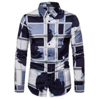 China Wholesale high quality hot sale anti-pilling casual men's clothing printed shirts for men for sale