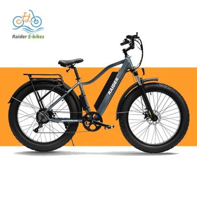 China RaiderCity-637F aluminum alloy full speed suspension derailleur chasing beach electric mountain bike 750 watt fat tire electric bike for sale