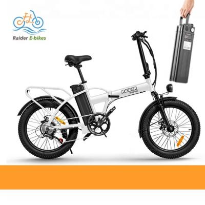 China Aluminum Alloy RaiderExpand-42F 500w 48v20 Inch Mountain City Folding Ebike Fat Tire Electric Bike for sale