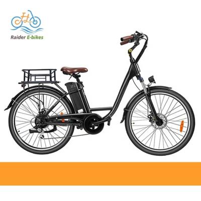 China RaiderCity-604 26inch 36V350W Aluminum Alloy Urban Step by Electric Bike Electric Bike City City Bike Women Women for sale