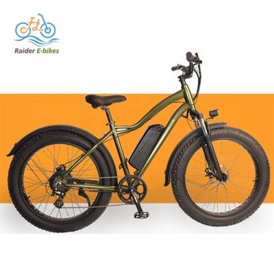 China RaiderRover-34F Electric Mountain Bike Snow Bikes Fat Tire 750W26inch Mountain E-Bike Fat Tire Ebike Mountain Bike Adult Road Ride Fat Bike for sale