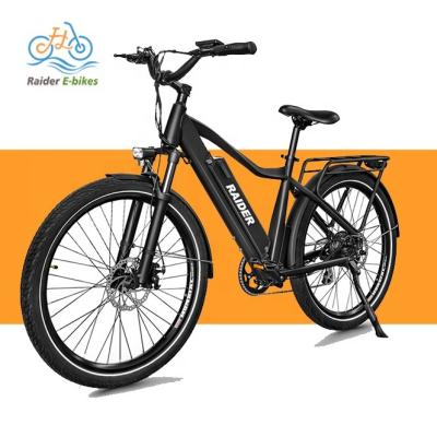 China RaiderCity-838 aluminum alloy city electric bicycle 27.5 inch ebike detachable battery swapping step by city electric bike for sale