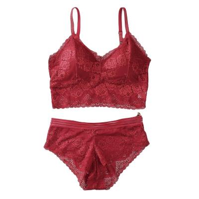 China Antibacterial Well Designed High Quality Sexy Bandage Full Cup Bras Women Push Up Lace Female Lingerie Mature Women Padded Bralette Tops for sale