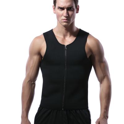 China Breathable Neoprene Vest Exercise Corset Mens Fitness Training Body Manager Modeling Handsome CCB for sale