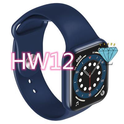 China Playback HW12 6 Touch MP3 Full Smart Watch IWO Series 6 Reloj Inteligente Smartwatch HW12 Women Men With Password Split Screen Bluetooth Call for sale