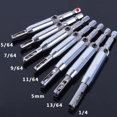 China HSS Woodworking Woodworking Leg Hex Drilling 7PC Self-Centering Hinge Drill Bit For Door Cabinet for sale