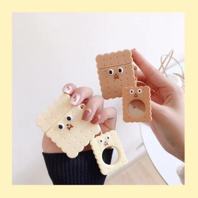 China Fashiontable cookies for airpods max 1:1 for Apple earphone cover device original silicone box cover beautiful for sale