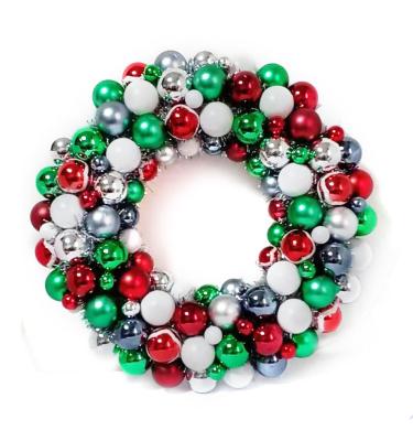 China Custom Plastic Factory Ball Decorative Garland For Christmas Party for sale