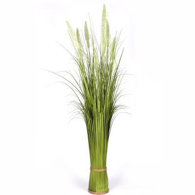 China New Coming Indoor Or Outdoor PVC Indoor Decorative Foam Flowers Onion Silk Grass For Garden Home Bar Hotel Decoration for sale