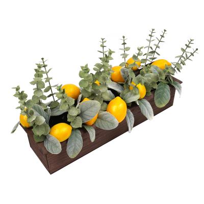 China Plant Potted (Keep Out Of Direct Sunlight And Rain) Rectangle Artificial Potted Plants Wholesale Indoor Or Outdoor With Sconce for sale