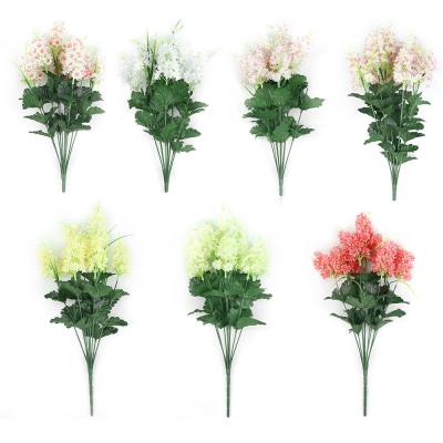 China 10 Heads 10 Heads Silk Flower 48cm Artificial Flowers For Weeding Party Home Decor for sale