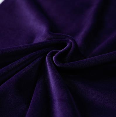 China Customized one color polyester spandex anti static super soft dyed dyed comfortable anti static fabric for garment for sale