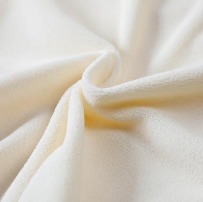 China Antistatic 100% Polyester Knitted One Side Dyed Soft Fleece Anti Pilling Fabric for sale