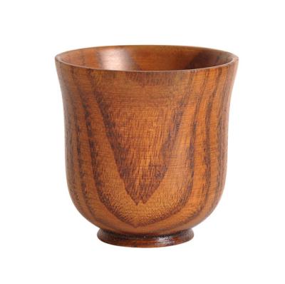 China Viable Made in China Manufacturers Selling Small Japanese Style Practical Japanese Tea Cup Solid Wooden Restaurant Sake Cups for sale