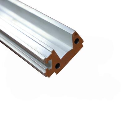 China Strong Custom Industrial Slim Profile 1010 Wall V Rail Aluminum Extrusion for sale