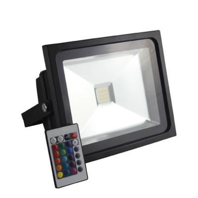 China Die-cast Aluminum IP65 20W Christmas Color Changing RGB Outdoor Led Flood Light for sale