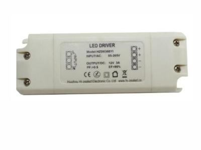 China Constant voltage triac dimmable 12v 36w led driver , LPS with CE Rohs FCC marked for sale