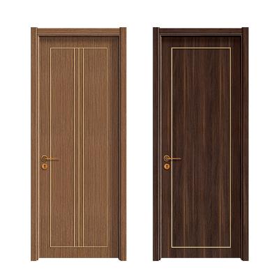 China Light Luxury Wholesale Custom Made Solid Hotel Residence Interior Solid Wood Interior Oak Swing Doors Oak Wood Doors for sale