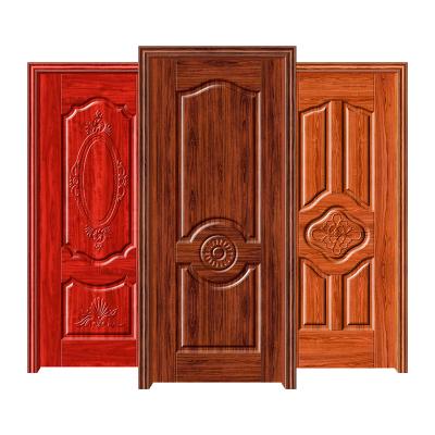 China Contracted Factory Direct Interior Aesthetic Eco-Friendly Door High Density Wood Panel Wood Door Frame Processing Indoor woode for sale