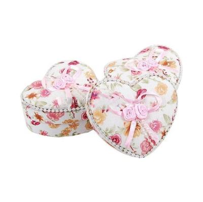 China Lovely Handmade Paper Heart Shape Cardboard Packaging Box For Mother's Days for sale