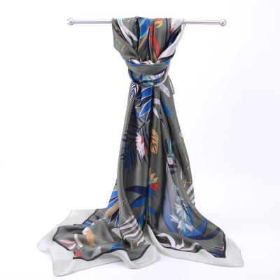 China Breathable 100% Summer Chiffon Polyester Sarongs Pareo Beach Dress Sarongs Printed for sale