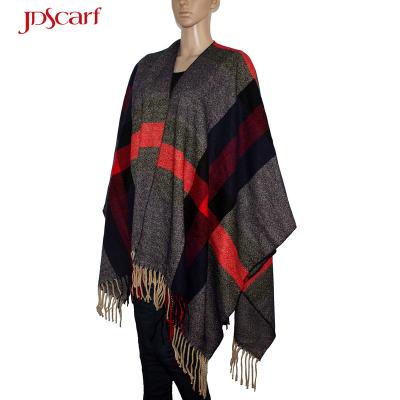 China Custom Hot-selling Mexican Poncho Brushed Good Quality Ponchos Women for sale