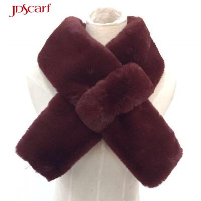 China Leisure mink or real faux rabbit fur stole and shawls stoles for sale